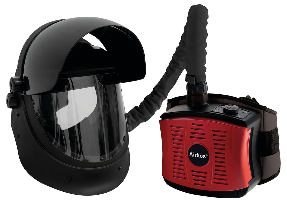Navitek Airfed Grinding System with Shade 5 Flip Up Visor