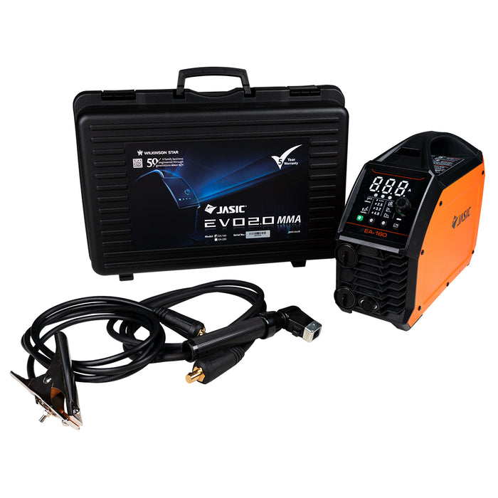 Jasic - EVO Arc 160 PFC Inverter c/w Case & Leads