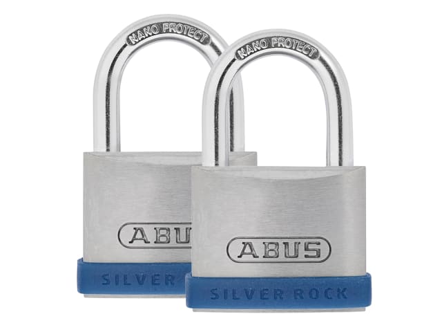 ABU540TC - 40mm Silver Rock™ 5 Padlock Twin Pack