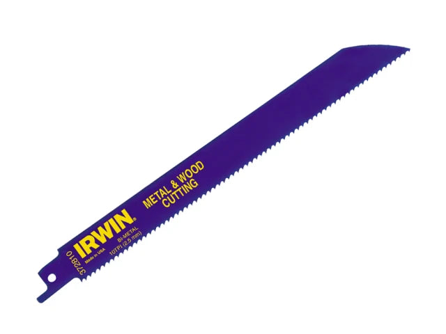 IRW10504141 Sabre Saw Blade 810R 200mm Metal & Wood Pack of 25